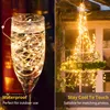 6Pcs 2M 3M Copper Wire LED String lights Holiday lighting Fairy Garland For Christmas Tree Wedding Party Decoration Lamp