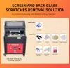 Jiutu Nieuwste Vier Hoofd LCD Glas Slijpmachine Polijsten voor iPhone Refurbished Phone Screen Scratch Repair