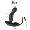 Wireless Remote Control Male Prostate Massager Vibrator For Men Tail Anal Plug Sex Toys Silicone Butt Toy Couples 211015