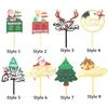 Other Festive & Party Supplies Favors Creative Kids Gifts Baking Dessert Insert Merry Christmas Cake Topper Xmas Decor