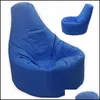 Ers Sashes Textiles Home Garden 1 PCS Gamer moderno Solid Bean Bag Garden Gaming Beag Outdoor Big Arm Chair grande ADT SingleSeat4001385