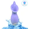 Massageador sexual Mini Vibradores Sexo Língua Lambendo Brinquedos para Mulheres Prazeres Pequenos Com 10 Velocidades À Prova D 'Água banheiro Clitóris estimulador Mamilo C