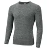 Printemps Automne Mode Pulls De Sport Hommes Pulls À Manches Longues Homme O-cou Slim Fit Pull Gym Fitness Haut Tricoté Hommes