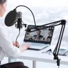 Mic microfono per microfono PC E20 con supporto per braccio leggero ad anello da 6 pollici Kit Studio Ringlight Professional per YouTube Popcast