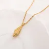 Mode 9 k thai baht g / f gul guld hängsmycke halsband örhängen ringar kedja skal smycken kvinnor snäckskal choker kvinnlig