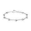 2021 NUOVO 100% 925 Sterling Silver 599217C02 Bracciale classico Clear CZ Charm Bead Fit DIY Original Fashion Bracciali fabbrica Regalo di gioielli all'ingrosso gratuito