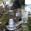 Mobius bong narghilè gabbia per uccelli pneumatico perc bubber pipa ad acqua rig olio dab con base pesante e robusto giunto in vetro da 18 mm