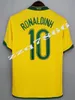 1970 Brasil Pele Soccer Jerseys 2002 Retro -shirts Carlos Romario Ronaldinho 2004 Camisa de Futebol 1994 Brazili￫ 2006 1982 Rivaldo Adriano 1988 2000 1957 2010