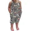 16 Colors Toddler Girls Rompers Kids Jumpsuits Sunflower One Piece Strap Romper Dinosaur Summer Outfits Playsuit Clothes 2514 Y2