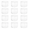 Gift Wrap 12Pcs Acrylic Storage Container Durable Box For Candy Chocolate Snack