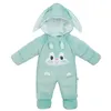 -30 graden 2021 New Born Girl Winter Clothes Baby Wear Boy Snowsuit Leuke Kalf Zuigeling Sneeuwjas Dikke Jumpsuit Kinderen Jas H0909