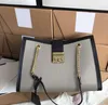 أحدث حقائب المصممين في الكمموس ، قفل إيطاليا إيطاليا مزدوجة GBAG أزياء عتيقة عالية الجودة حقائب اليد الكلاسيكية