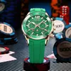 Relojes Hombre Lige Часы Мужчины Роскошный Бренд Хронограф Спорт Мужчины Часы Водонепроницаемый Силиконовый Ремешок Кварцевые Часы Мужской 210527