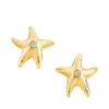 Stud 2021 High Quality Fashion Earrings Star-shaped Simple Style Original 100% 925 Sterling Silver Ladies Holiday Gift Jewelry