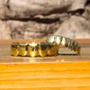 Personality Fangs Teeth Gold Silver Rose Gold Teeth Grillz Gold False Teeth Sets Vampire Grills For womenmen Dental Grills Jewelr7664095