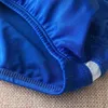 Männer Shorts Blau Gelb Low Taille Enge Sexy Swimwear Männer Penis Beutel Badeanzüge Surf Swim Trunk Briefs Bikinis Badeanzüge