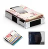 Metal Mini Money Clip Credit Card ID Holder With RFID Anti-chief Wallet Men Brand Fashion Black White Retail Supplies 2022