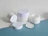 15g 30g 50g Pure White Glass Cream Jars Empty DIY Bottles with Plastic Caps Face Care Makeup Tool6567583