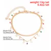 2021 Chic Gold Color Crystal Double Layers Choker Ketting Mode Vrouwen Crystal Moon Star Hanger Ketting