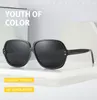 Mode kleur zonnebril mannen vrouwen merk designer rijst nagel frame zonnebril Europese en Amerikaanse straat schieten UV400 hoge kwaliteit