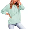 Women's Hoodies & Sweatshirts 2022autumn And Winter Solid Color Kangaroo Pocket Hooded Pullover Casual Sweater