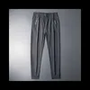 Sommar is silke sweatpants män snabb torr andlig lös fitness bälte raka byxor slim stretch cool -40 y0811