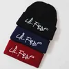 Trendy Avrupa Tarzı Unisex Örme Kap Yün Moda Başlık Sıcak Lil Peep Bere Tutun Nakış Rahat Örgü Hip Hop Şapka Y21111