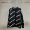 Мужские женские дизайнеры свитера люкс буквы пуловер мужские капюшоны с длинным рукавом активная толстовка вышивка трикотаж зимняя одежда