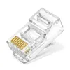 RJ45 CAT5E Modular Plug Network Connector 8P8C Contatos