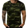 T-shirts d'été pour hommes Casual Camouflage O Neck Men T Shirt Streetwear Hip Hop Male Clothing