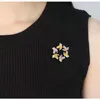 Sinzry 2019 Cubic Zircon Elegant Färgrik Blomma Sweety Suit Broscher Pin Lady Tremdy Smycken Tillbehör