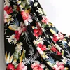 1 meter X 1.4 meter Black Hawaii Fabric Soft Summer Dress Material Rayon Cotton 210702