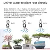 Greenhouse Drip Irrigation 4 Way 2L 4L 8L 3/5mm Hose Drip Kit Garden Lawn Pot Watering Bend Dripper Sprinkler Transmitter 210610