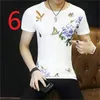 Wiosna i lato męska Koreański koszulka z krótkim rękawem T-shirt młodzieżowy ubrania studencka pół-rękawów 210420
