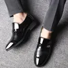 Hommes PU cuir formelle robe d'affaires chaussures mâle bureau travail plat Oxford respirant fête bottes de mariage designer chaussures décontractées grande taille 38-48