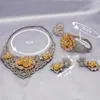 Серьговые ожерелье Тренд 2021 Свадебные свадебные ювелирные изделия для свадебных украшений для невест.