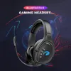 Wireless headphones LED light wired headset with double Microphones Wired Cable Deep Bass HiFi stereo gaming headsets for Xiaomi PC PS4 PS5 Laptop