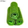 15cm人工草原シミュレーション苔園の装飾芝生芝生の偽の緑の草のマットカーペット30cm diyマイクロ風景ホームフロア装飾