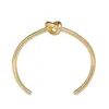 Bangle European and American Style Simple Knotted Love Open Armband Men Women Fashion Trend Brand Lover Gift Trum22249R