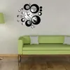 2021 NOUVEAU Vente en gros - Design moderne DIY 3D Miroir Horloge Murale Autocollant Amovible Montre Murale Art Home Office Decor