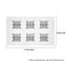 ケーキツールシリコーン6ルービックキューブケーキ型3Dムースキューブ型形状球状ベーキングツールおいしいデザート作りWH0258