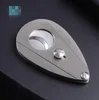 Newest Thicken Stainless Steel Cigar Cutter Scissors cigarette Double Blades smoking Accessories tool Gadgets Knife Oil Rigs 2 Styles