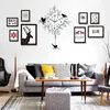 Orologio al quarzo decorativo minimalista europeo creativo da parete per soggiorno muto moderno per la casa 210414