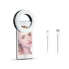 Beleuchtung 40 LED Tragbare Licht Nacht Clip-on Handy Selfie Ring USB Aufladen Make-Up Lampe Für Alle schönheit Füllen Licht