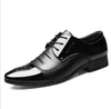 Zapatos de vestir clásicos para hombres de negocios, zapatos Oxford formales elegantes a la moda para boda, zapatos Oxford de oficina para hombres de talla grande 38-48