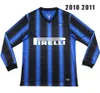 09 10 11 12 Milito J.Zanetti inter Retro fotbollströjor 97 98 99 Djorkaeff Sneijder Milano Classic MAGLIA 2002 2003 Vintage fotbollströjor