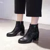 Hiver genou haut bottes femmes crevettes cuir carré herbe longue fermeture à glissière courte courte chaussures courtes taille 34-39 210517