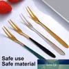 Фруктовая вилка из нержавеющей стали Fruit Fruit Fruit Dessert Fork Кухня для партии Фрукты Pick Gadget Tableware Tools Инструменты заводской цена Экспертное качество дизайна качества новейшего стиля