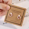 Stud Todorova Multicolor Flower Wreath Design Small Round Circle Earrings For Women Ear Studs Earing Brincos Korean Jewelry Gift