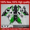 Nadmuchi motocyklowe dla Kawasaki Ninja ZX1000C ZX-10R ZX 10R 10 R 1000 CC 2008-2010 Body 56NO.83 ZX10 1000CC ZX10R 08 09 10 ZX1000 2008 2009 2010 Zestaw targowy zielony błyszczący